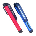 8 LED Flash light with rotating magnetic clip